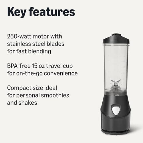 Amazon Basics Portable Blender view 3