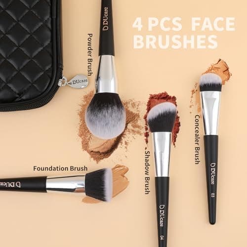 DUcare Travel Makeup Brush Set