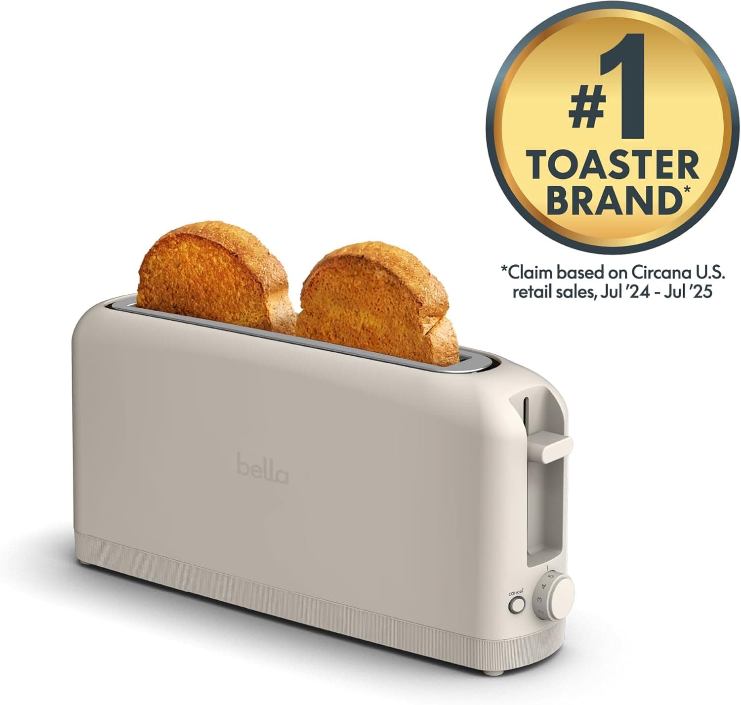 bella 2 Slice Slim Toaster view 3