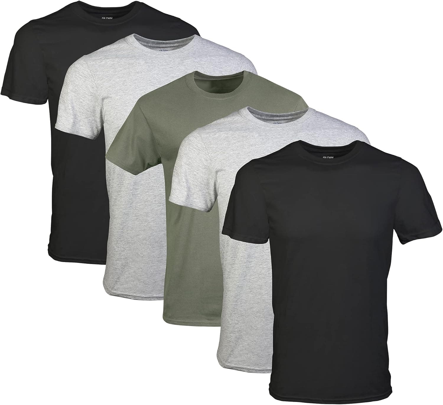 Gildan Men's Crew T-Shirts 6-Pack